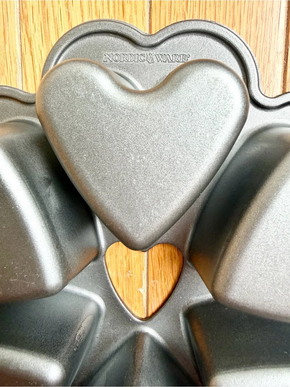 NORDIC WARE Heart Cake Pan Baking Pastry Mini Gâteau Coeur Valentine Non Stick
